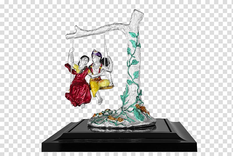 Radha Krishna Ganesha Krishna Janmashtami, Myth cultural religious sculpture transparent background PNG clipart