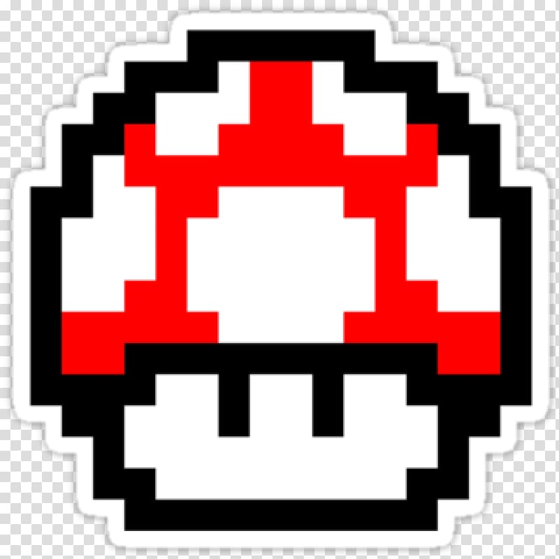 Super Mario , Super Mario Bros. Mushroom 8-bit Toad, mario bros transparent background PNG clipart