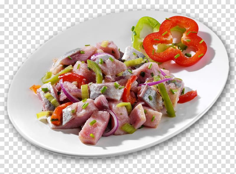Soused herring Salad Delicatessen Pickled herring Vegetable, salad transparent background PNG clipart