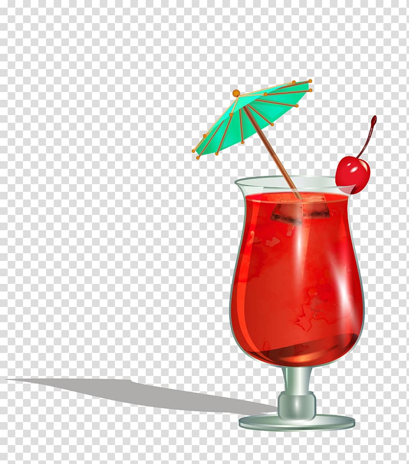 Cocktail garnish Sea Breeze Mai Tai Drink, cartoon centimeter drink transparent background PNG clipart