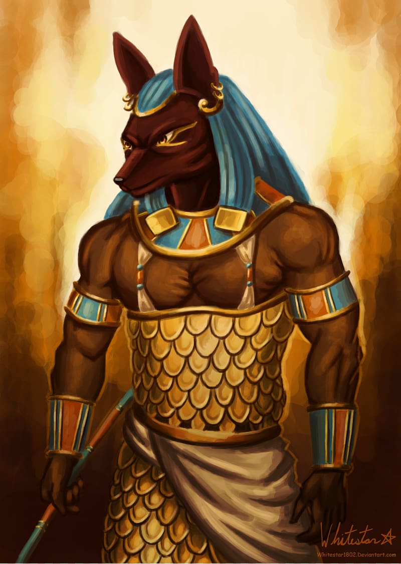 Ancient Egyptian religion Anubis Deity Nephthys, Anubis transparent background PNG clipart