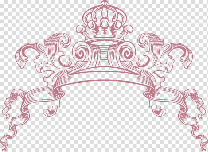 Crown , Pink Crown transparent background PNG clipart