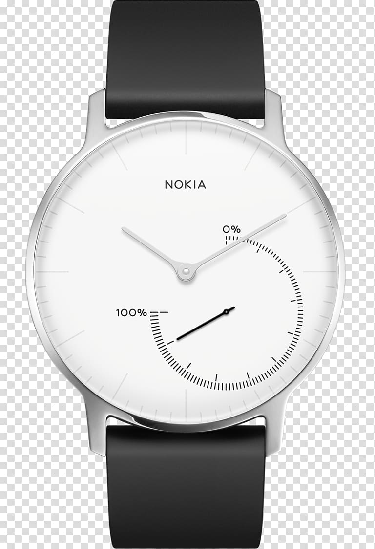 Nokia Steel HR Activity tracker Smartwatch Withings, watch transparent background PNG clipart