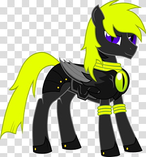 Pony Horse Legendary creature Animated cartoon, colored mane transparent background PNG clipart thumbnail