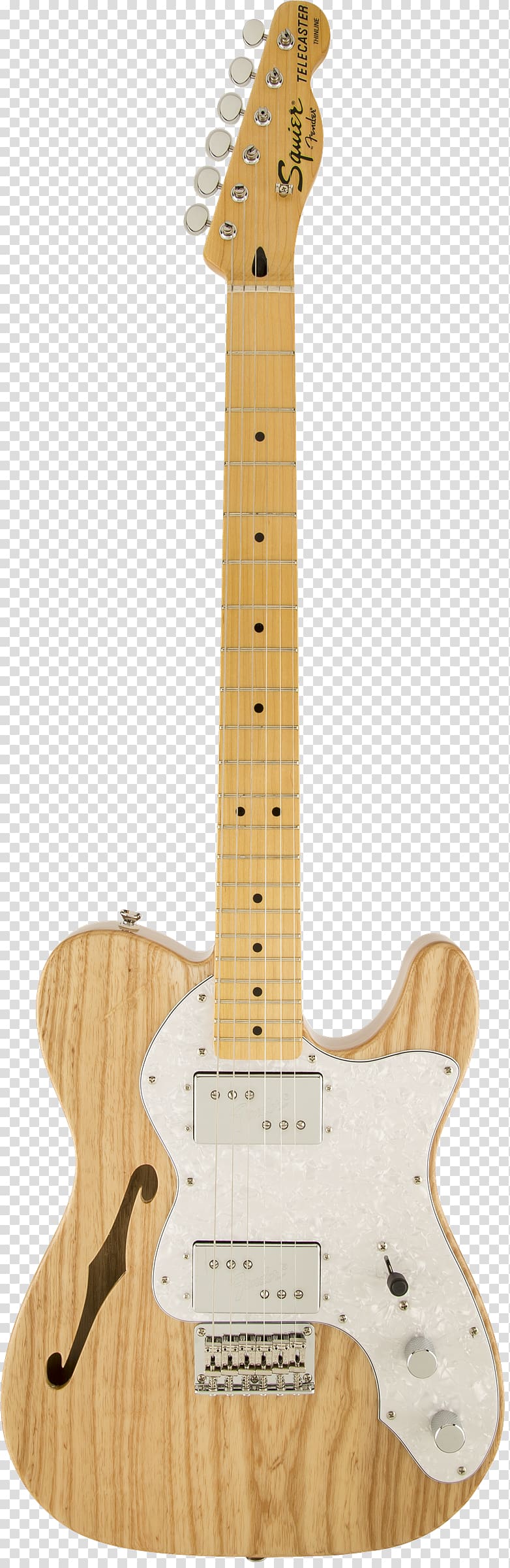 Fender Telecaster Thinline Fender Stratocaster Squier Musical Instruments, electric guitar transparent background PNG clipart