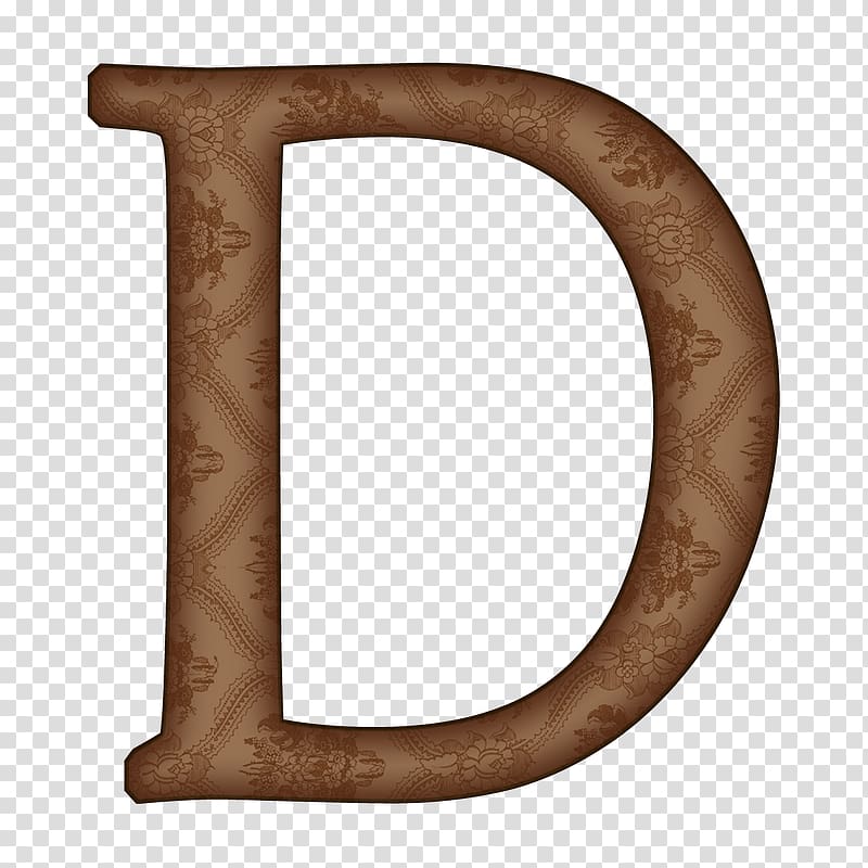 Metal Copper Font, LETTER D transparent background PNG clipart