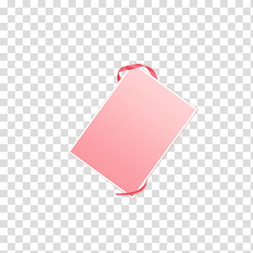 pink ribbon border transparent background PNG clipart