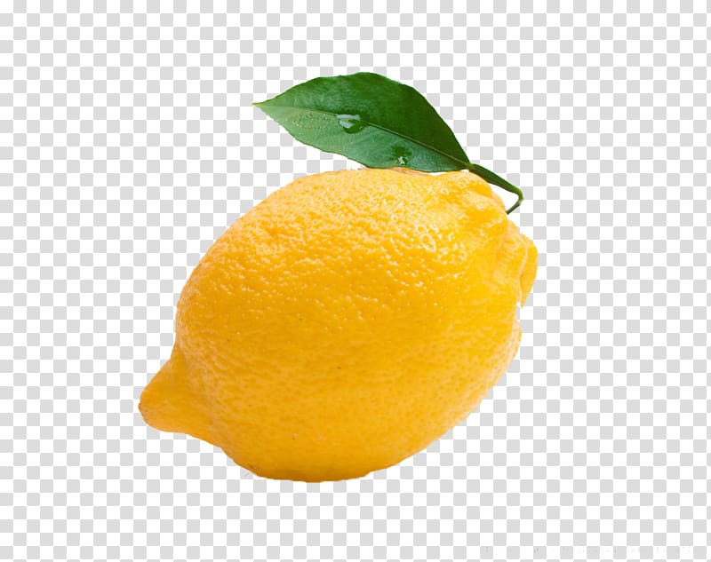 Clementine Lemon Tangerine Tangelo, Fresh lemon transparent background PNG clipart