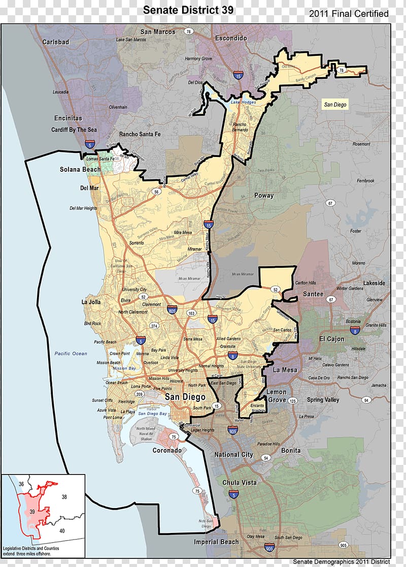 California’s 39th Senate District California\'s 78th State Assembly district California’s 39th congressional district California State Senate Map, map transparent background PNG clipart