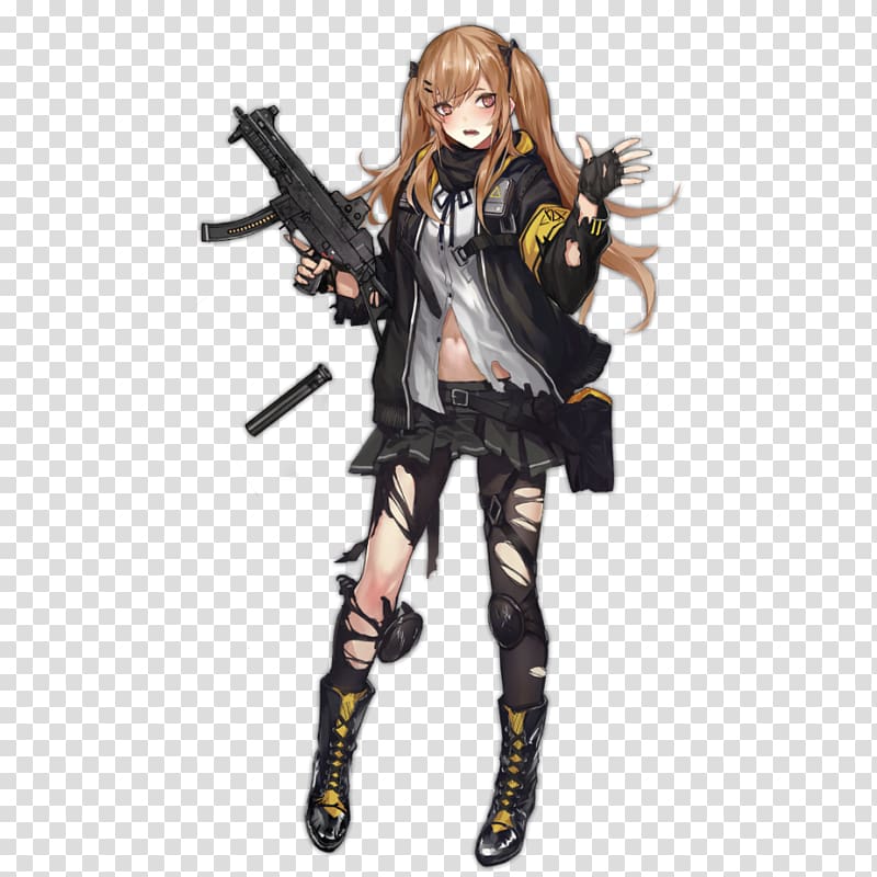 Girls' Frontline Heckler & Koch UMP Cosplay Anime Costume, cosplay transparent background PNG clipart