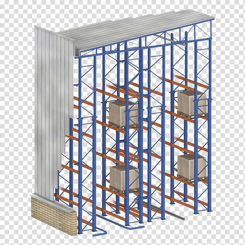 Pallet racking Building Warehouse Architectural engineering, warehouse transparent background PNG clipart
