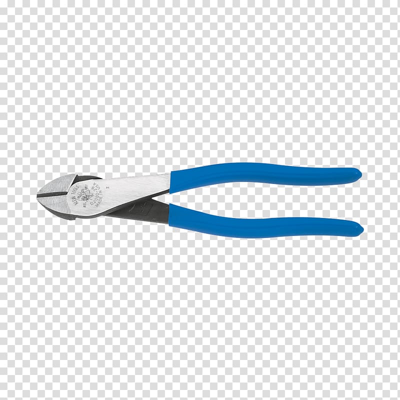 Diagonal pliers Klein Tools Hand tool Cutting, Pliers transparent background PNG clipart