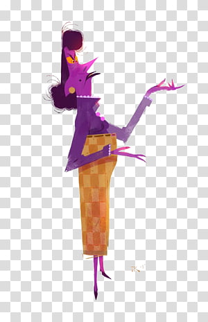 Model sheet Drawing Character Illustration, Wicked woman transparent background PNG clipart thumbnail