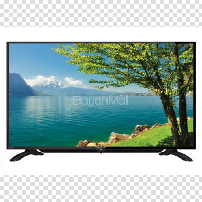 Sharp Aquos LED-backlit LCD Sharp Corporation High-definition television 1080p, lechon transparent background PNG clipart