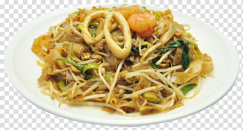 Chow mein Chinese noodles Fried noodles Singapore-style noodles Yakisoba, satay transparent background PNG clipart