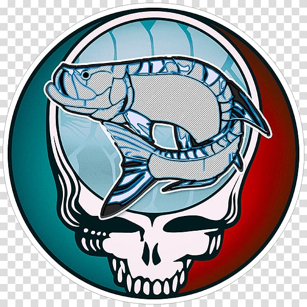 Grateful Dead Steal Your Face Sticker Deadhead Decal, Steal Your Face transparent background PNG clipart