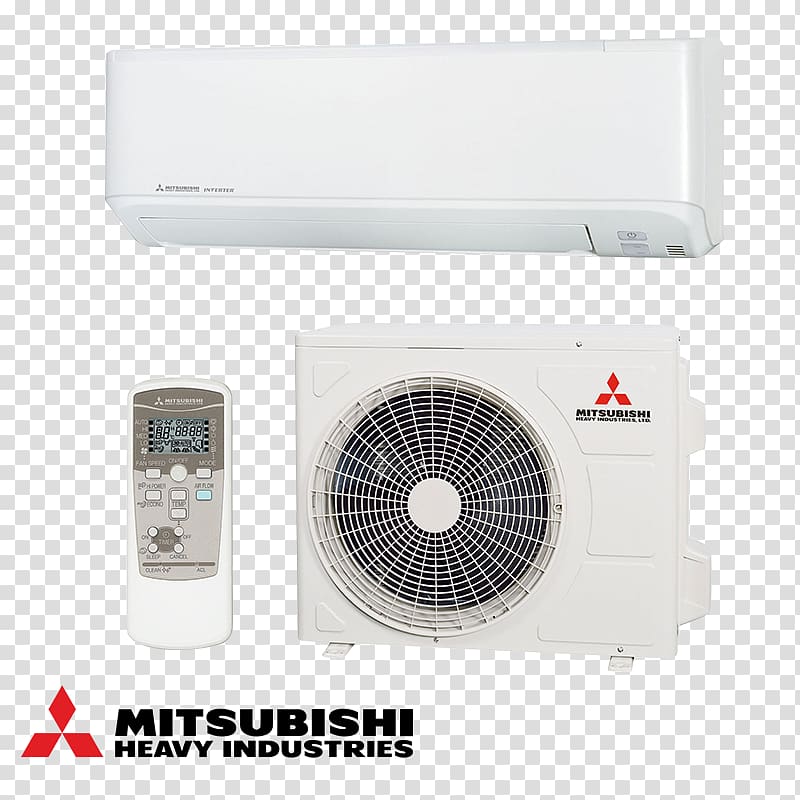 Mitsubishi Heavy Industries, Ltd. Air conditioner Mitsubishi Motors Air conditioning Inverterska klima, fridge leaking transparent background PNG clipart
