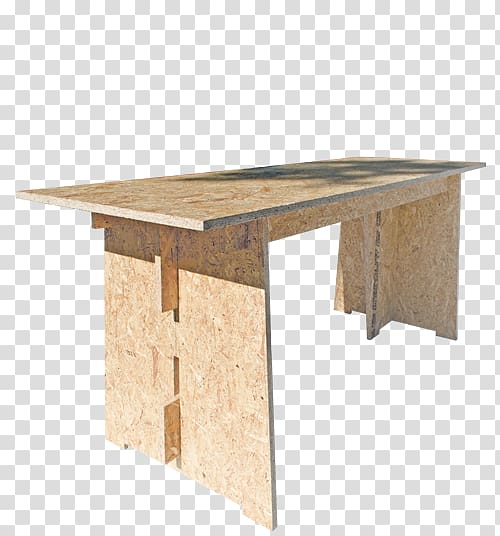 Table Oriented strand board Plywood Desk, Desk Work transparent background PNG clipart