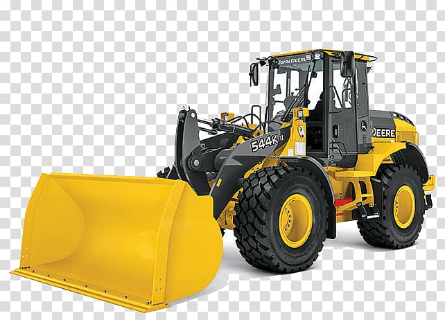 John Deere Loader Heavy Machinery CNH Industrial Architectural engineering, Wheel Loader transparent background PNG clipart