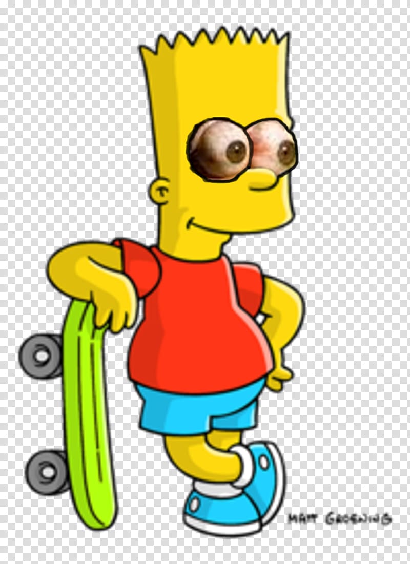 Bart Simpson Marge Simpson Lisa Simpson Maggie Simpson Homer Simpson, Bart Simpson transparent background PNG clipart