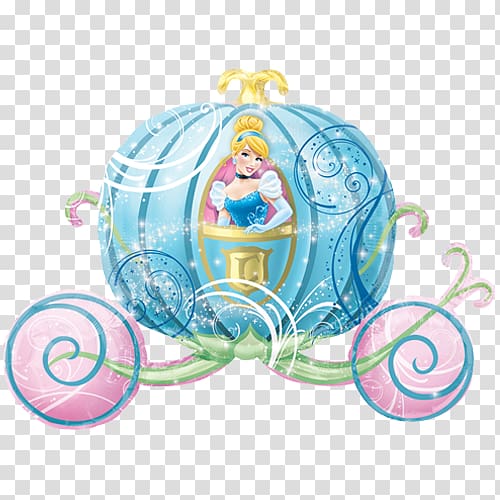 Cinderella Mylar balloon Carriage Birthday, Cinderella transparent background PNG clipart