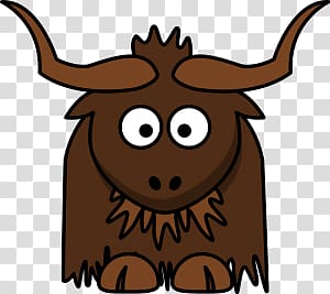 Domestic yak , austerity transparent background PNG clipart