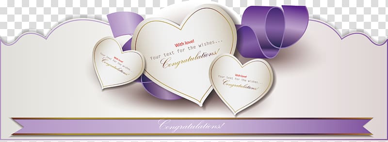 Romance Love Illustration, Purple Ribbon Heart Chocolate Element transparent background PNG clipart