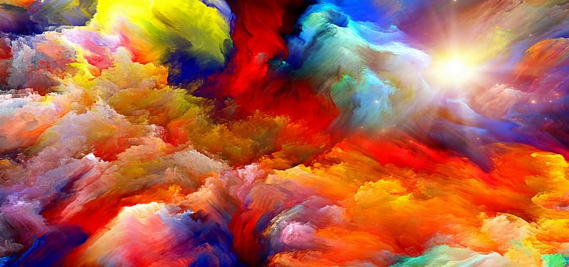 colorful colorful smoke background texture transparent background PNG clipart