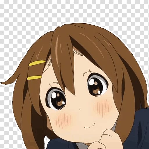 Yui Hirasawa K-On! YouTube Anime Manga, youtube transparent background ...