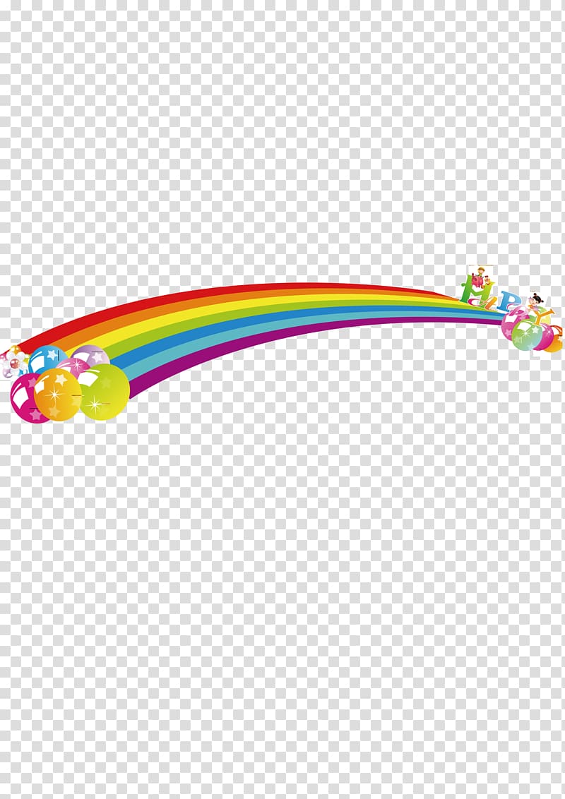 Rainbow, Rainbow bridge transparent background PNG clipart