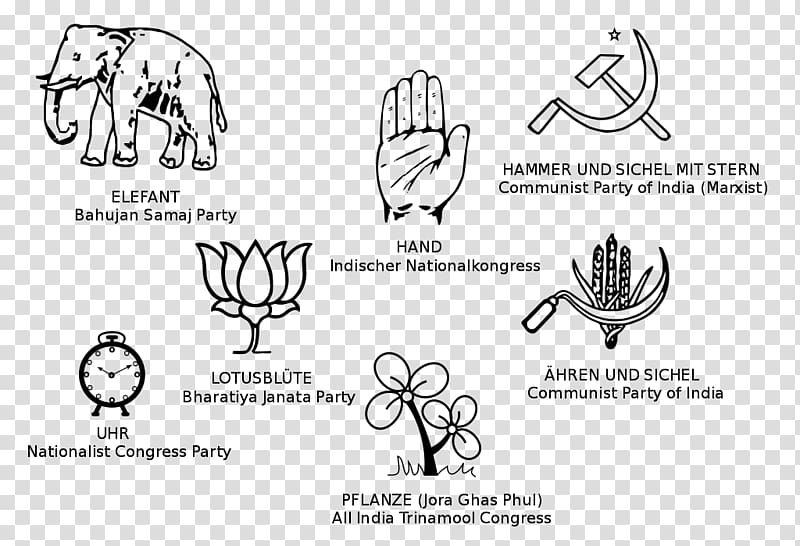 Indian National Congress All India Trinamool Congress Political party Election, India National news transparent background PNG clipart
