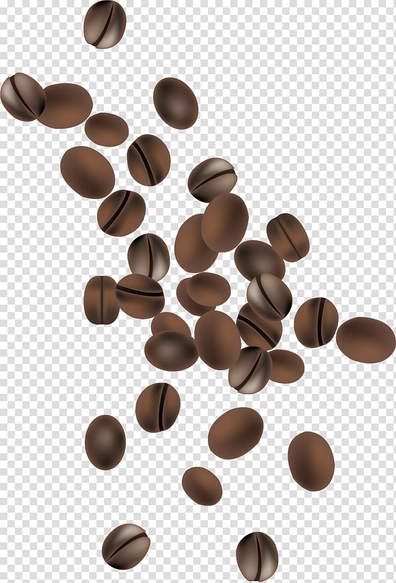 Turkish coffee Tea Cafe, Small crisp coffee beans transparent background PNG clipart