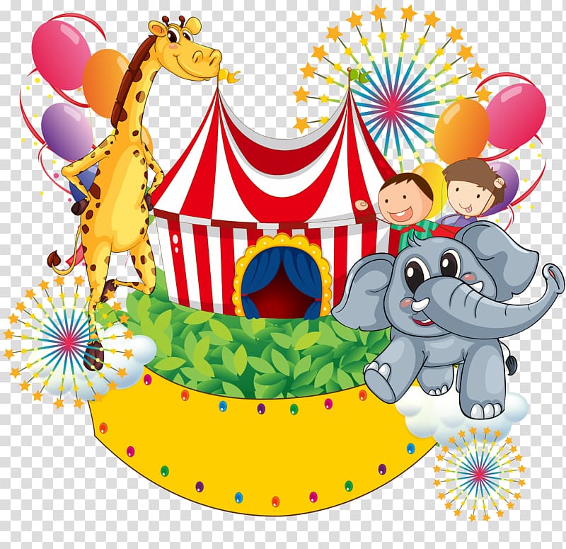 Circus Cartoon , Circus transparent background PNG clipart