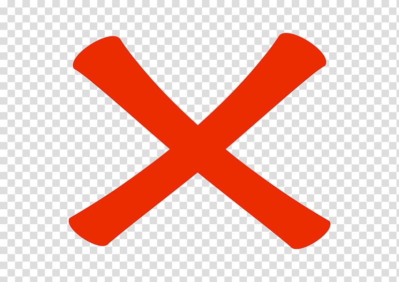 red X , Computer Icons East River Shorewalkers Inc X mark Check mark, wrong mark transparent background PNG clipart