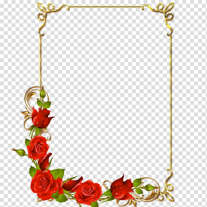 Border Flowers , invitation transparent background PNG clipart