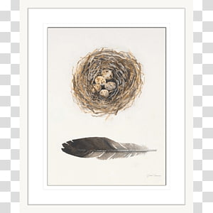 Watercolor painting Art Canvas Poster, nest transparent background PNG clipart thumbnail