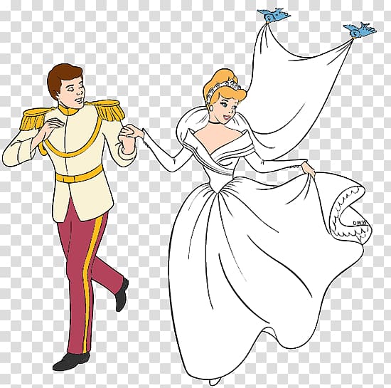 Prince Charming Cinderella Jaq Drawing , Wedding Disney transparent background PNG clipart