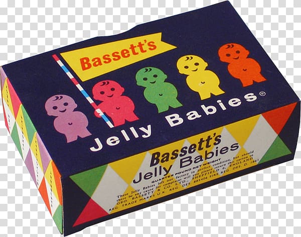 Jelly Babies Gelatin dessert Candy Jelly bean Packaging and labeling, take away box transparent background PNG clipart