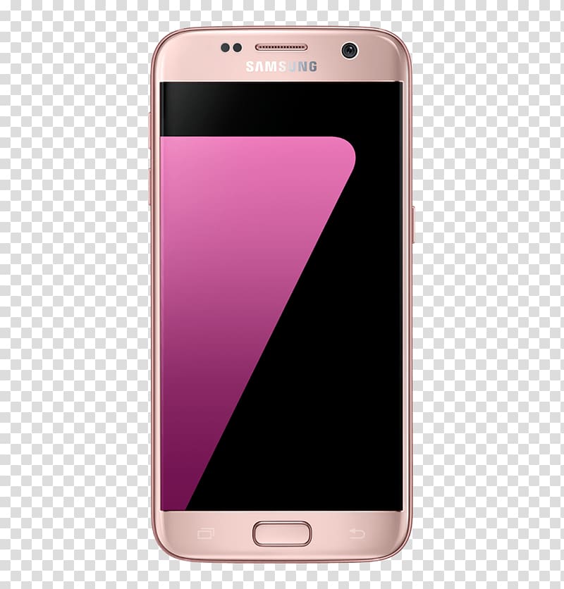 Samsung Galaxy S7 Edge, 32 GB, Pink Gold, Telephony Smartphone Telephone 4G, samsung transparent background PNG clipart