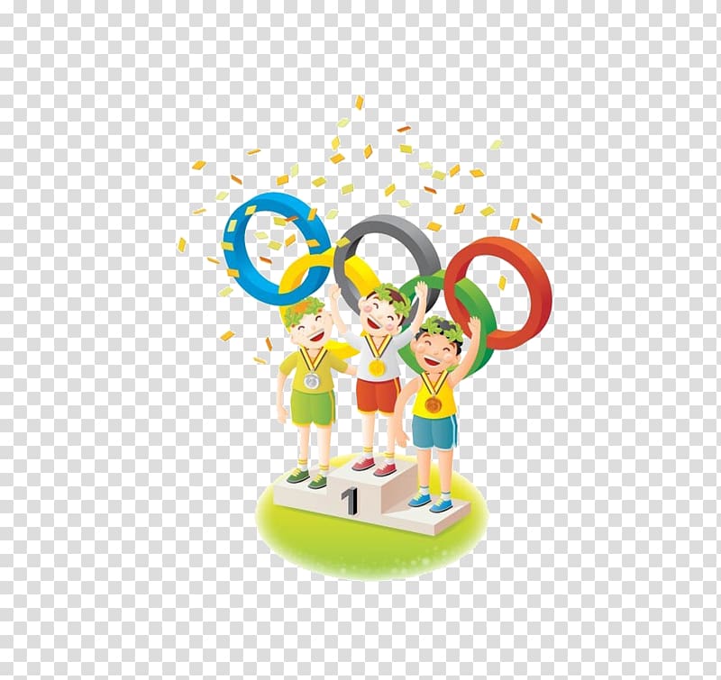 2016 Summer Olympics 2008 Summer Olympics 1996 Summer Olympics Olympic symbols Cartoon, Olympic award transparent background PNG clipart