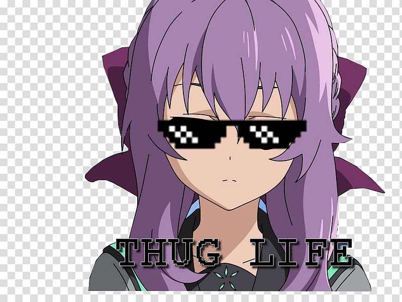 Anime Sticker , Thug Life transparent background PNG clipart