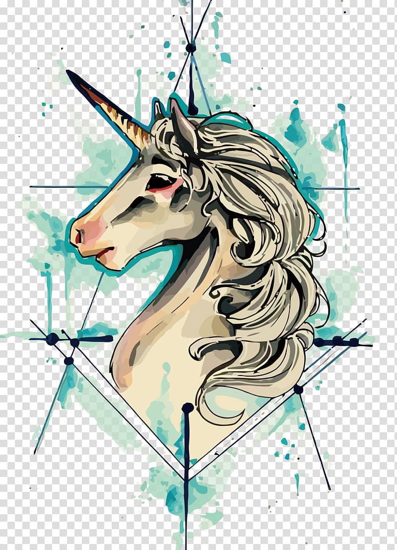 white unicorn artwork, iPhone 8 Unicorn Tattoo Drawing Flash, unicorn transparent background PNG clipart