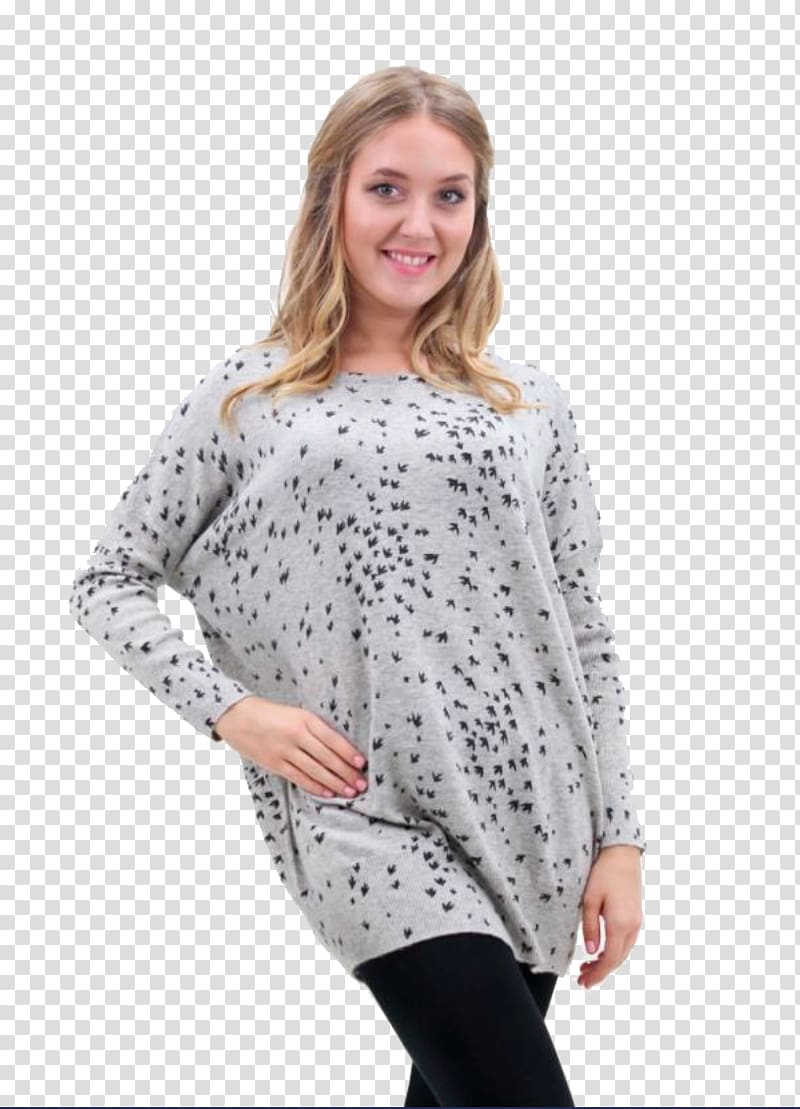 Blouse Flock Bird Sleeve Sweater, Bird transparent background PNG clipart