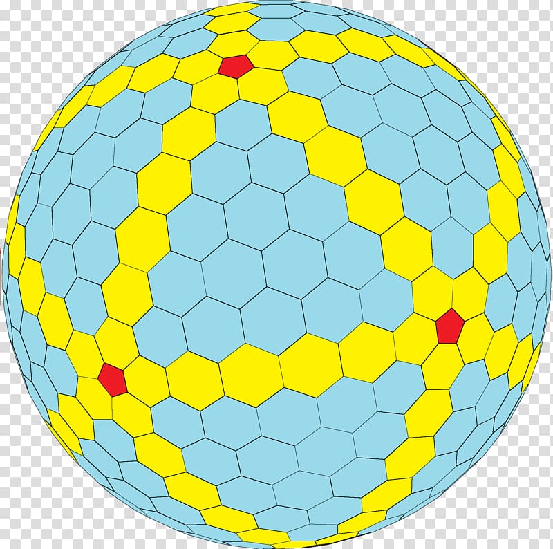Goldberg polyhedron Hexagon Pentagon Face, polyhedron transparent background PNG clipart