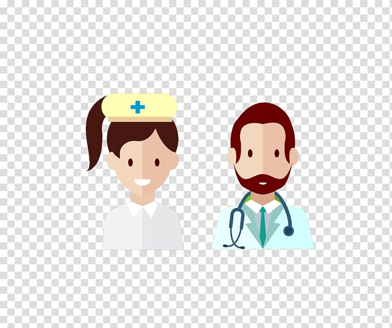 Nurse Physician Cartoon, Doctors and nurses cartoon transparent background PNG clipart