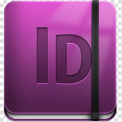 purple ID box, square purple brand multimedia, InDesign transparent background PNG clipart