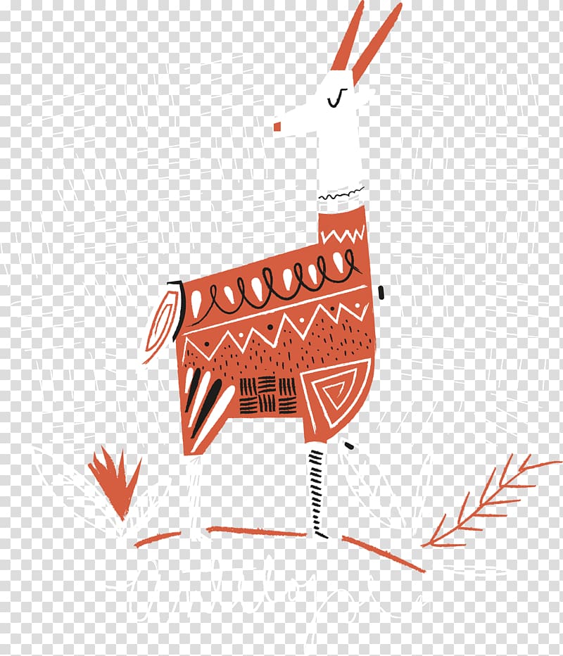 Graphic design Illustration, Deer pattern transparent background PNG clipart