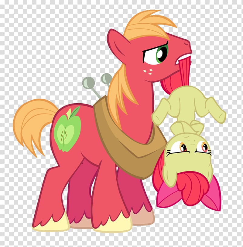 Apple Bloom Big McIntosh Pony Applejack Macintosh, horse transparent background PNG clipart