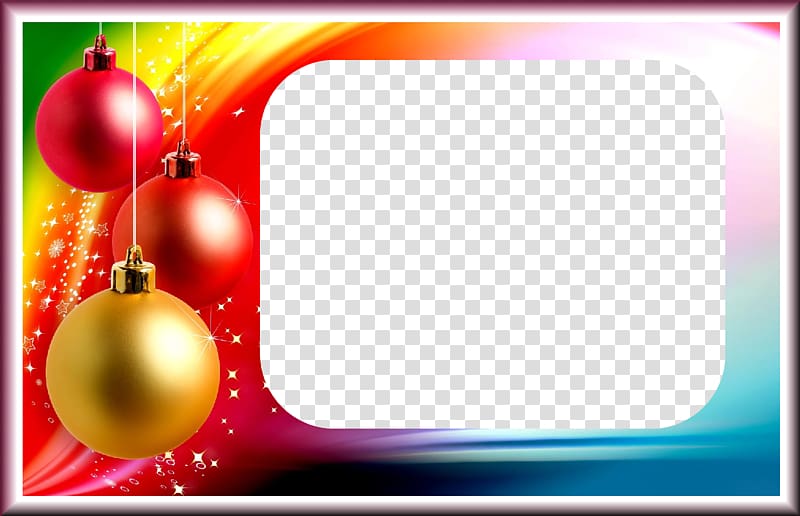 Christmas decoration Christmas ornament , Christmas ball decorative frame transparent background PNG clipart