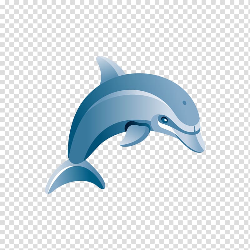 Common bottlenose dolphin Tucuxi Blue Illustration, Blue dolphins transparent background PNG clipart